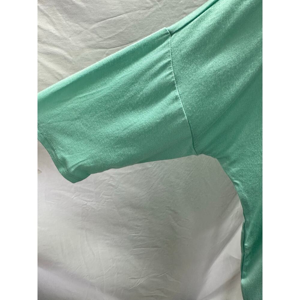 Agnes & Dora NWT Mint Green Dolman Tunic Oversized Relaxed Top Size XL/1X - Picture 4 of 5